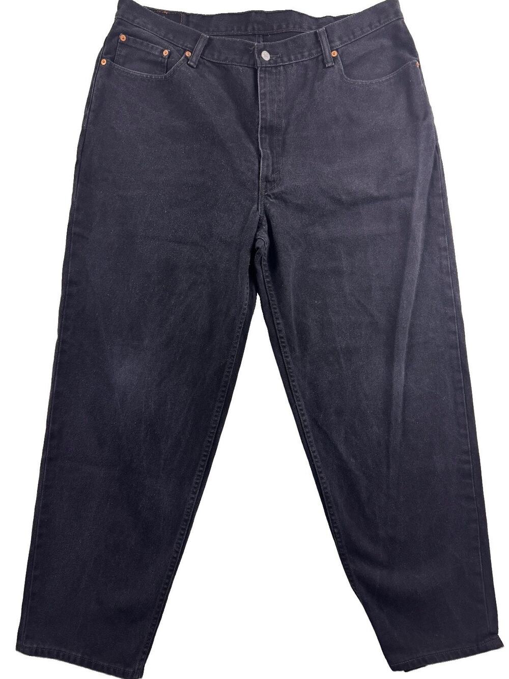 Vintage Levi’s 560 Relaxed Fit Jeans Men’s 42x34 Black Faded Denim Y2K Baggy